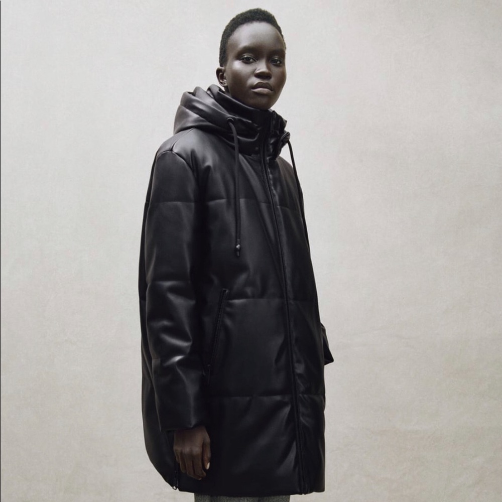 Women’s Zara Faux Leather Coat